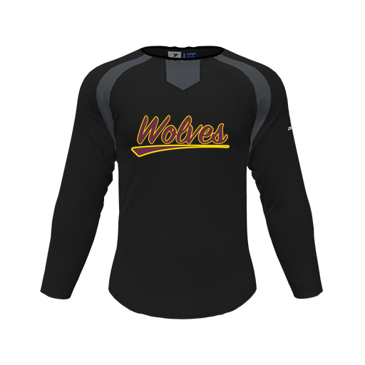 [CUS-DFW-PULL-FLC-CNK-LSL-BLK-YS-LOGO1] Pullover (Youth S, Black, Logo 1)