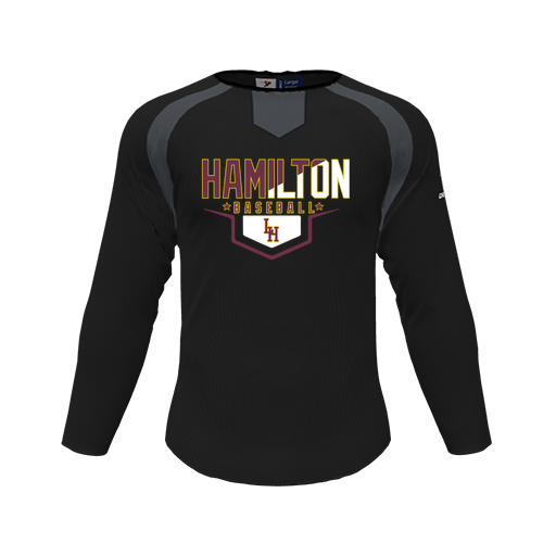 [CUS-DFW-PULL-FLC-CNK-LSL-BLK-YS-LOGO3] Pullover (Youth S, Black, Logo 3)