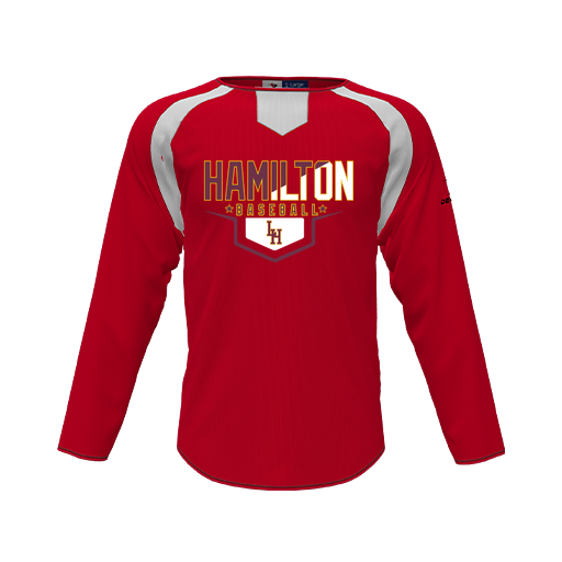 [CUS-DFW-PULL-FLC-CNK-LSL-RED-YS-LOGO3] Pullover (Youth S, Red, Logo 3)