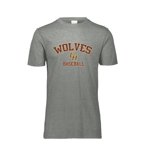 [FTSCUBGY-AS-LOGO2] Decker Men's Tri-Blend T-Shirt - Short Sleeve (Adult S, Gray, Logo 2)