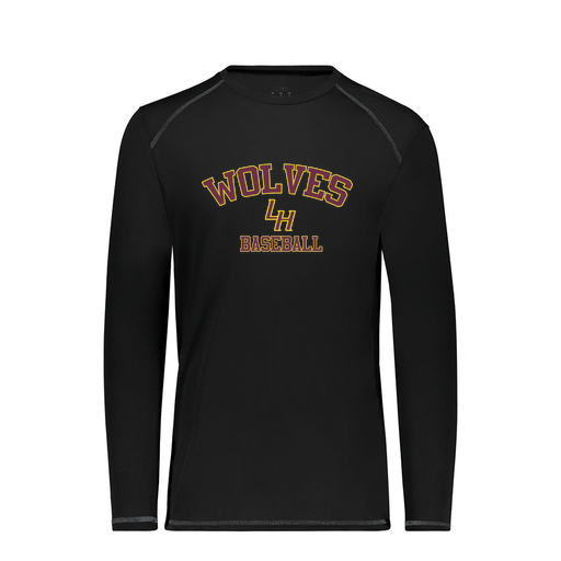 [6846.080.S-LOGO2] Youth SoftTouch Long Sleeve (Youth S, Black, Logo 2)