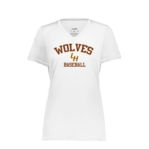 [6844.005.XS-LOGO2] Women's SoftTouch Short Sleeve (Female Adult XS, White, Logo 2)