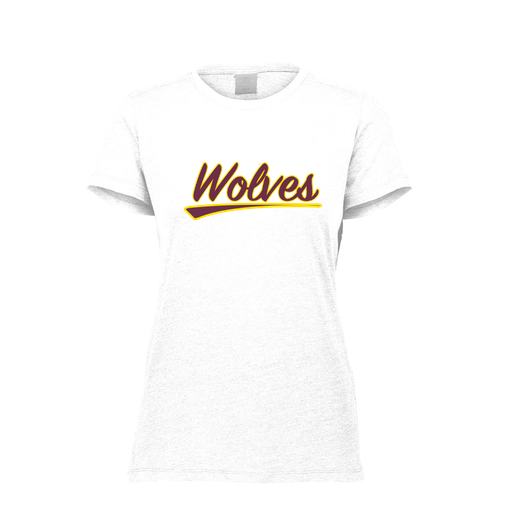 [FTSCUBWH-FAXS-LOGO1] Decker Women's Tri-Blend T-Shirt - Short Sleeve (Female Adult XS, White, Logo 1)