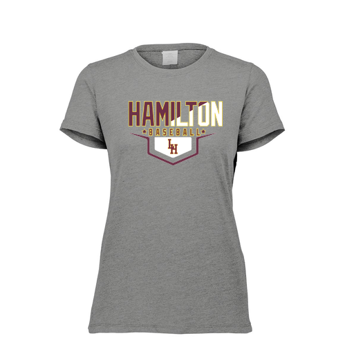 [FTSCUBGY-FAXS-LOGO3] Decker Women's Tri-Blend T-Shirt - Short Sleeve (Female Adult XS, Gray, Logo 3)