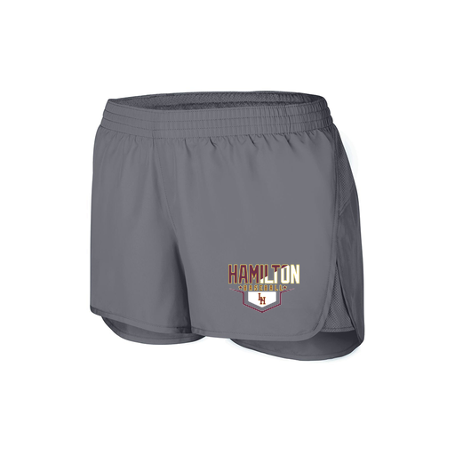 [2430.059.XS-LOGO3] Women's Performance Shorts (Female Adult XS, grey, Logo 3)