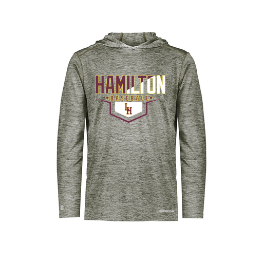 [FOLHCGGY-AS-LOGO3] Decker Men's Charge Hoodie (Adult S, Gray, Logo 3)