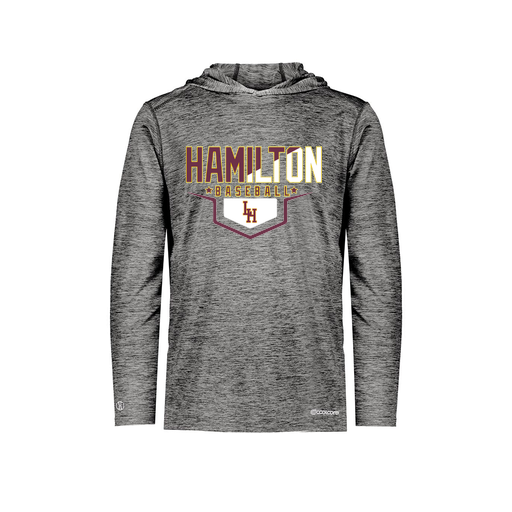 [FOLHCGBK-YS-LOGO3] Decker Youth Charge Hoodie (Youth S, Black, Logo 3)