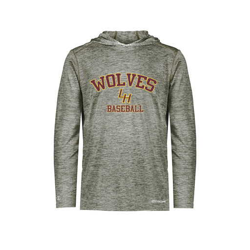 [FOLHCGGY-YS-LOGO2] Decker Youth Charge Hoodie (Youth S, Gray, Logo 2)