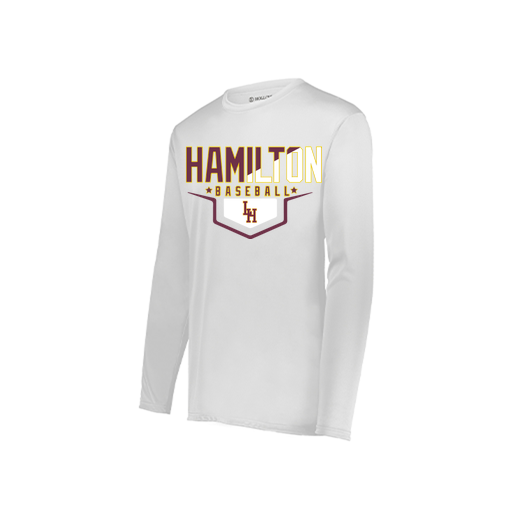 [222822.005.XS-LOGO3] Men's LS Smooth Sport Shirt (Adult XS, White, Logo 3)